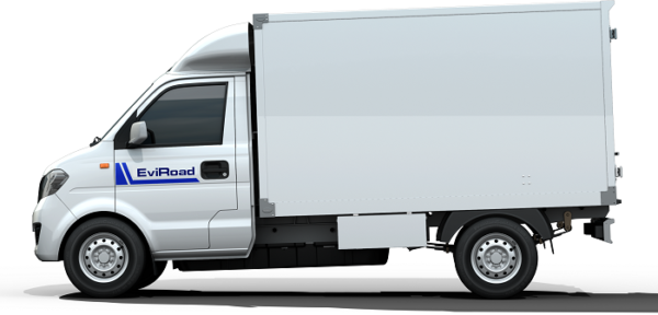 EviRoad furgone elettrico per aziende e artigiani e last mile delivery green